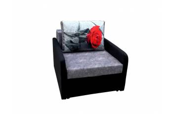 Кресло кровать Канзасик с подлокотниками роза