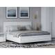 Кровать Вита 1600 белый лофт без основания