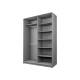 Шкаф-купе Max МШ-23-6-18-99 пленка Oracal темно-серая