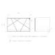 Тумба Geometry 700-0-1 Como навесная бетон
