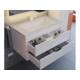 Тумба с раковиной Uperwood Modul матовая белая 80 см