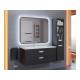 Зеркало Uperwood Modul черное холодная подсветка 65х80 см