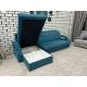 Диван Аккордеон 1600 с оттоманкой (1600) изголовье каретная стяжка luma 18