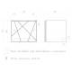Тумба Geometry 500-0-1 Como навесная белый