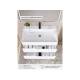 Тумба с раковиной Алекса 80 подвесная Белый глянец