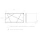 Тумба Geometry 800-0-1 Como навесная белый