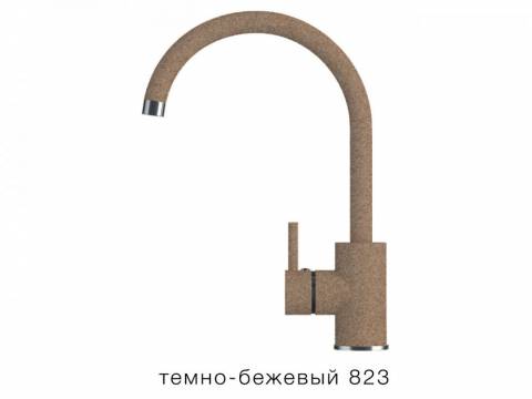 Смеситель для кухни Элара Tolero Темно-бежевый 823