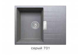 Кухонная мойка Tolero Loft TL650 Серый 701