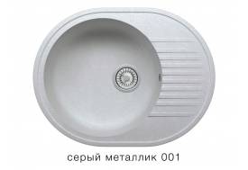 Кухонная мойка Tolero R-122 Серый металлик 001