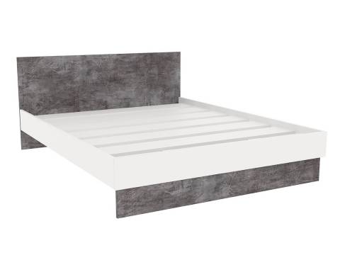 Кровать MODUL 02-KR 1200 Камень серый
