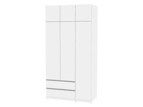 Шкаф Malta light H298 с антресолью HA3 Белый