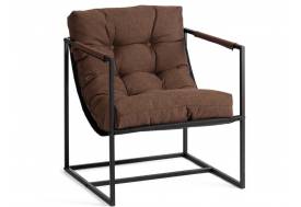 Кресло Charli Чарли рогожка коричневый