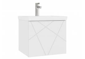 Тумба Geometry 500-0-1 Como навесная белый
