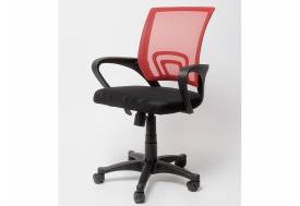 Кресло офисное OC 9030 черно-красный