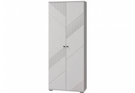 Шкаф двухдверный для платья и белья (с выдвижной штангой) Кашемир