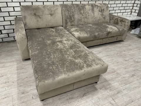Диван Аккордеон 1200 с оттоманкой plush latte
