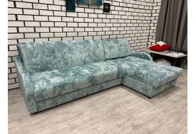 Диван Аккордеон 1600 с оттоманкой (1600) Plush laggon