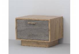 Тумба прикроватная Эго Т-5 камень темный цоколь