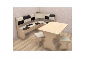 Кухонный уголок Домино дуб млечный